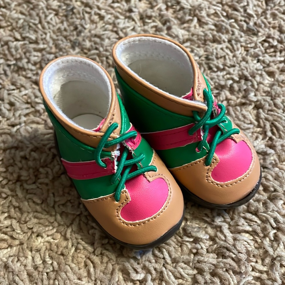 American Girl Lea’s Rainforest Hike boots.